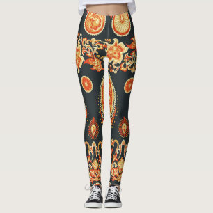 Legging Tecido Étnico Paisley Oriental
