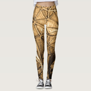 Legging Tecto Português Sépia