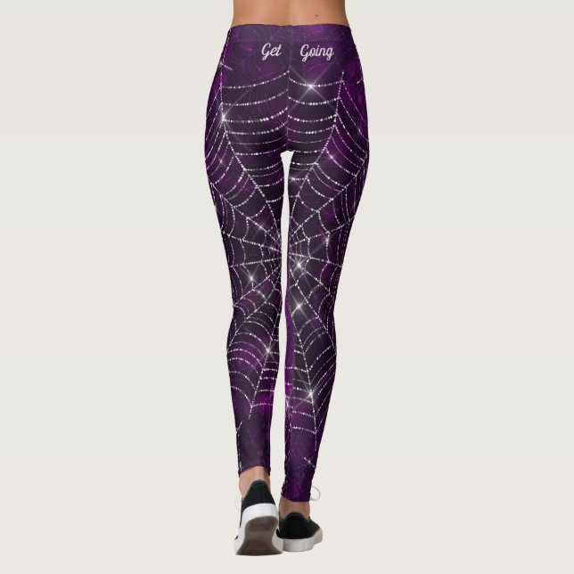 Legging Teia de Aranha Assustadora (Verso)