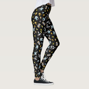 Legging Tema astronauta no espaço