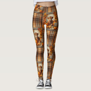 Legging Tema de Queda de Vaca do Planalto