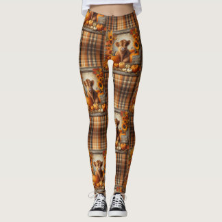 Legging Tema de Queda de Vaca do Planalto