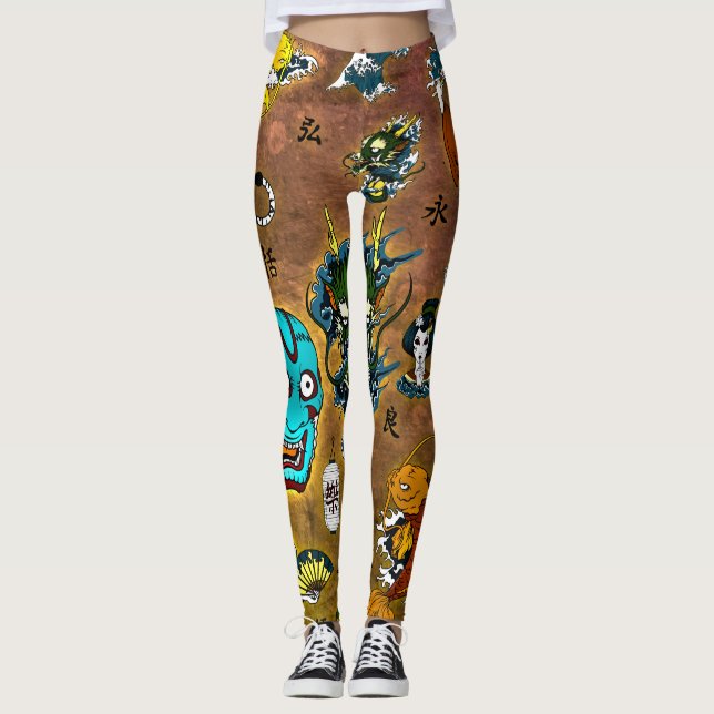 Legging Tema Japonês (Frente)