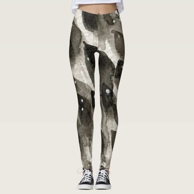 Legging Tempestade de Peixes (Frente)