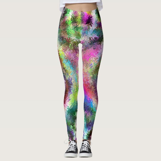 Legging Tempestade de Tinta Dois (Frente)