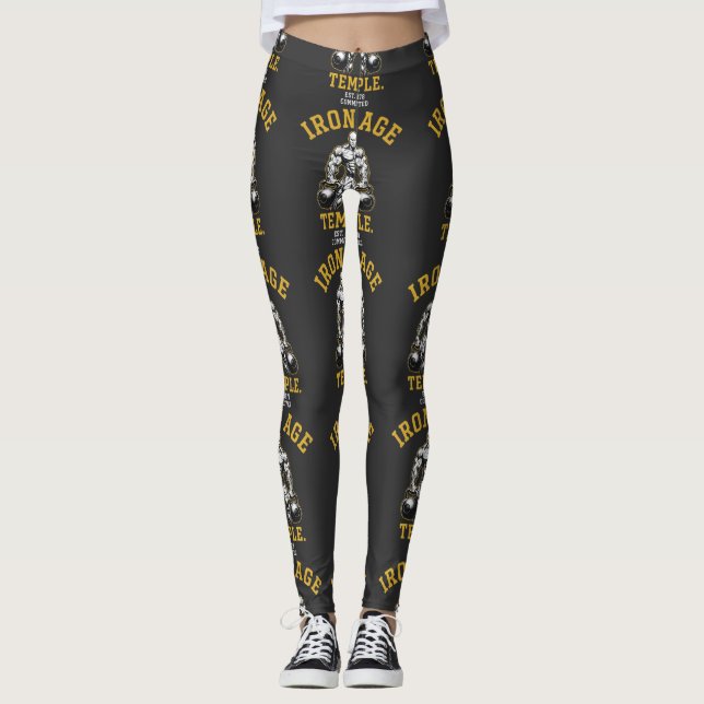 Legging Templo Ron Age Est 1978 Comprometido | Ginásio Vin (Frente)