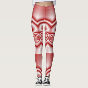 Legging Tendência de cor vermelha moderna "Ratti_Creative_