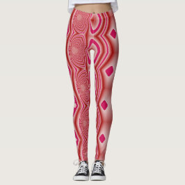 Legging Tendência de cor vermelha moderna "Ratti_Creative_