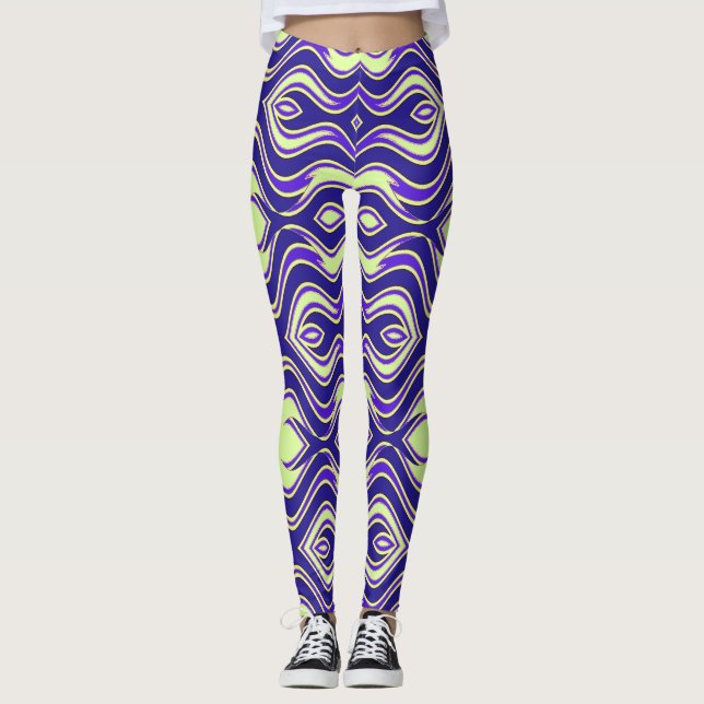 Legging Tendência de multicores moderna "Ratti_Creative_Ar (Frente)