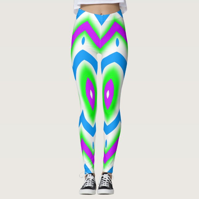 Legging Tendência de multicores moderna "Ratti_Creative_Ar (Frente)