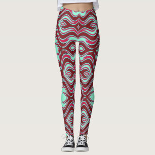 Legging Tendência de multicores moderna "Ratti_Creative_Ar