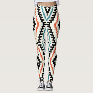 Legging Tendência de Na moda de Moda Geométrica do Padrão