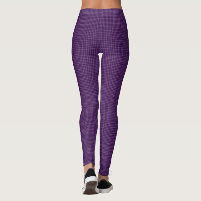 Legging Tendência Personalizada Modelo Azul Roxo Moderno E (Verso)