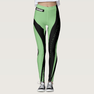 Legging Tendy Green E Black Workout Gym