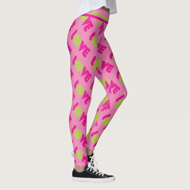 Legging Tênis cor-de-rosa - Pernas (Direita)