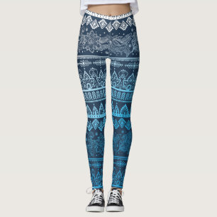 Legging Terceiro padrão étnico tribal, perfeito.