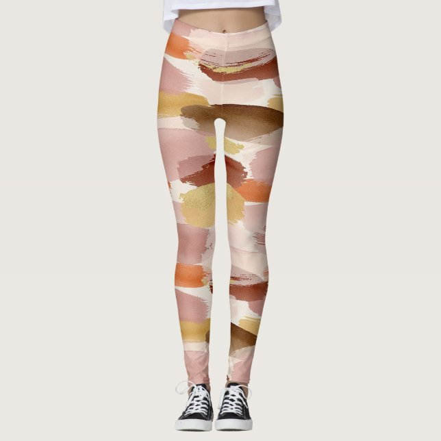 Legging Terra Suave Abstrato (4) (Frente)