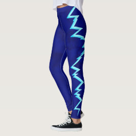 Legging Terremoto azul de Alaska - caneleiras