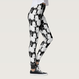 Legging Terrier Branco da Highlândia Ocidental