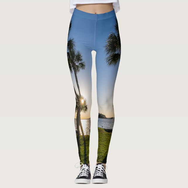 Legging Tesouras da palma (Frente)