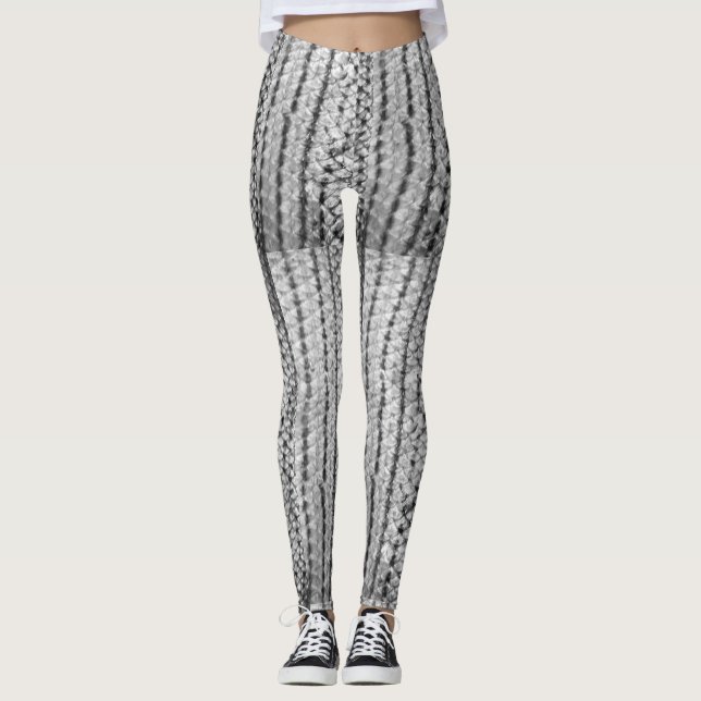 Legging Teste padrão 4Lian de Snakeskin (Frente)