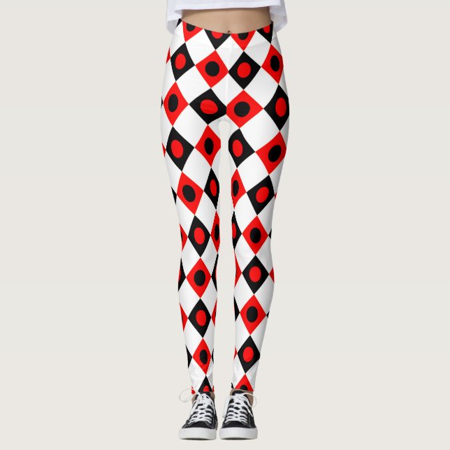Legging Teste padrão #95 do diamante (Frente)