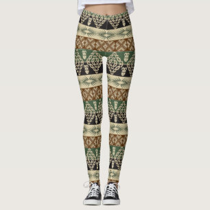 Legging teste padrão africano tribal étnico