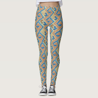 Legging Teste padrão bonito peruano geométrico tribal de
