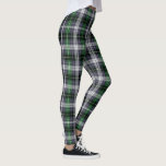 Legging Teste padrão branco azul verde da xadrez de Tartan<br><div class="desc">Vista acima seu wardrobe com estas caneleiras de alta qualidade do divertimento que caracterizam um teste padrão clássico da xadrez de tartan do verde,  dos azuis marinhos e do branco.  Aperfeiçoe para os feriados ou as atividades diárias e os exercícios.</div>