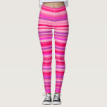 Legging Teste padrão cor-de-rosa e roxo do divertimento, o<br><div class="desc">As características deste design das caneleiras um divertimento,  listras felizes,  femininos modelam a caracterização de várias máscaras das cores como o rosa e o roxo.</div>