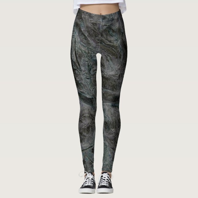 Legging TESTE PADRÃO DA TERRA por Slipperywindow (Frente)
