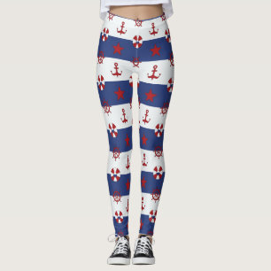 Legging Teste padrão de bandeira dos Estados Unidos
