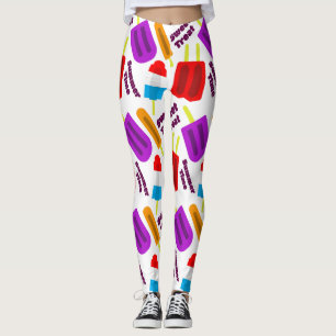 Legging Teste padrão de bar congelado verão do deleite