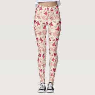 Legging teste padrão de borboleta 2