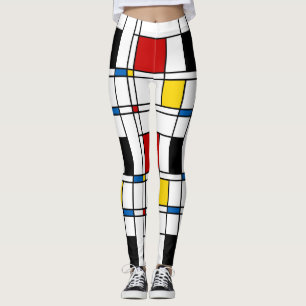 Legging Teste padrão de de Stijl