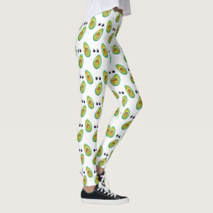 Legging Teste padrão do amor do abacate