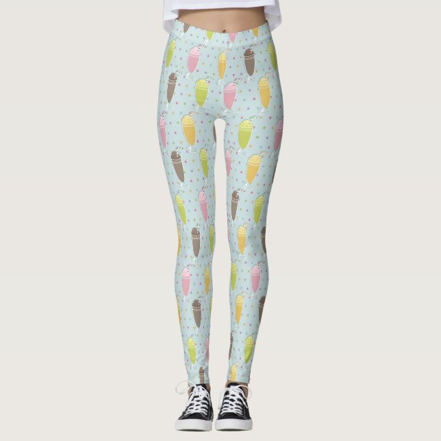 Legging Teste padrão do batido (Frente)