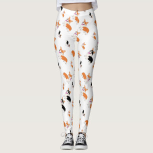 Legging Teste padrão do Corgi de Galês