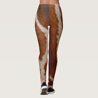Legging Teste padrão do impressão do animal selvagem da