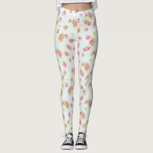 Legging Teste padrão do papel de parede da elegância dos