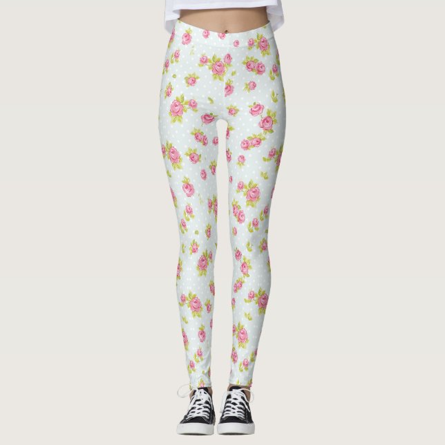 Legging Teste padrão do papel de parede da elegância dos (Frente)