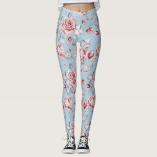 Legging Teste padrão do papel de parede da elegância dos