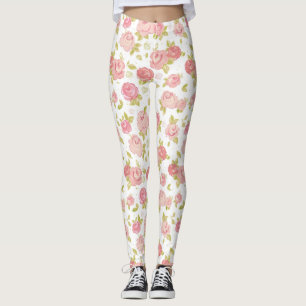 Legging Teste padrão do papel de parede da elegância dos