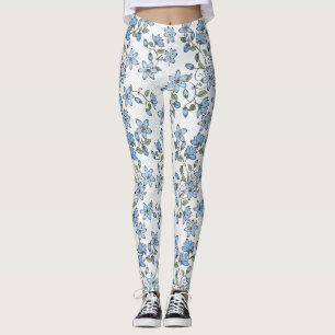 Legging Teste padrão floral 2 2