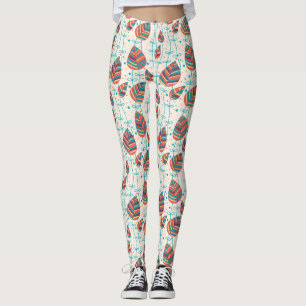 Legging Teste padrão floral 5