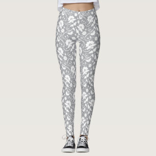 Legging Teste padrão floral do laço