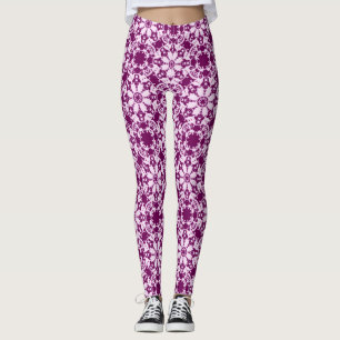 Legging teste padrão floral do victorian