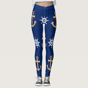 Legging Teste padrão náutico