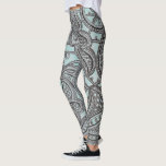 Legging Teste padrão preto ornamentado do laço e da<br><div class="desc">Caneleiras modeladas do laço efeito decorativo (nenhum laço real usado)</div>