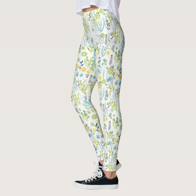 Legging Teste padrão selvagem e livre (Esquerda)
